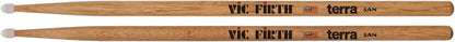 Vic Firth 5A Drum Stick for Crates and Drums Length 16 Inches Wood Tip Brown