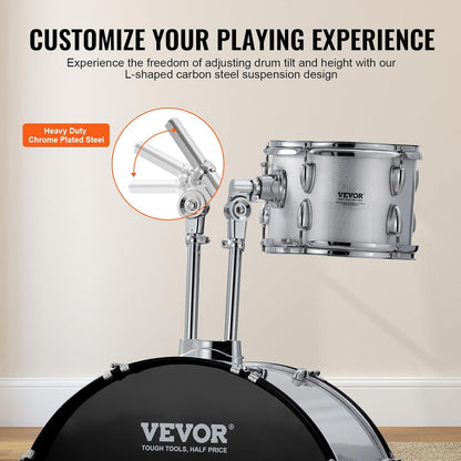 VEVOR Five Piece Adult Drum Set PRO with Bass